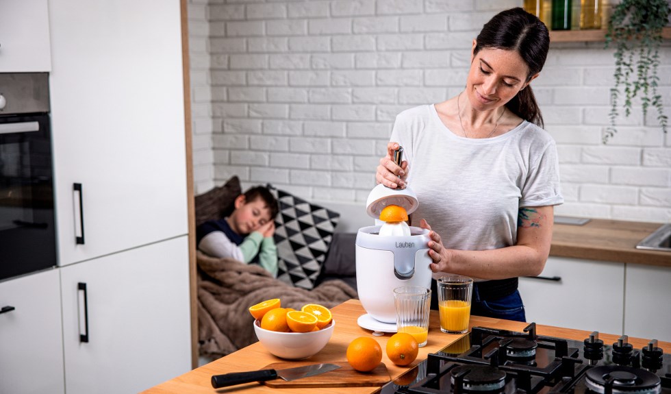 Lauben Electric Citrus Juicer 110WT - odšťavňovač bezpečný provoz